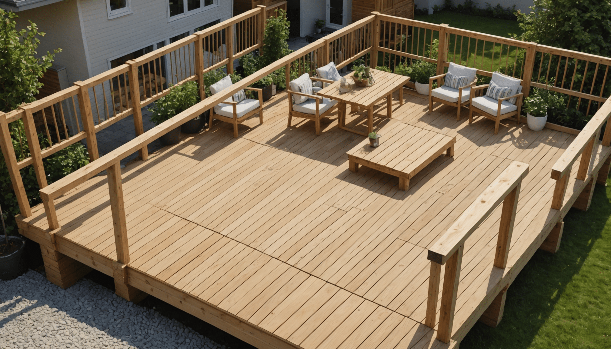 découvrez comment calculer les charges et déterminer les points d'appui pour une terrasse en bois de 20 m², afin d'assurer sa solidité et sa sécurité.