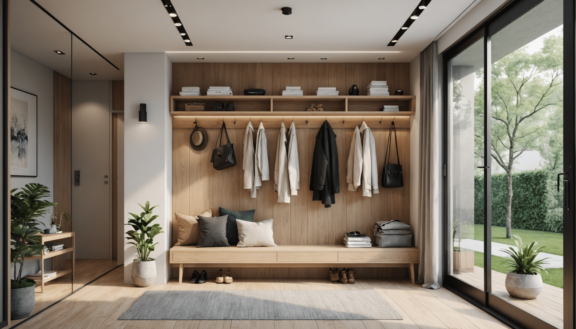 découvrez comment transformer une entrée et une véranda en un espace multifonctionnel, optimisant ainsi chaque mètre carré de votre maison pour plus de confort et de praticité.