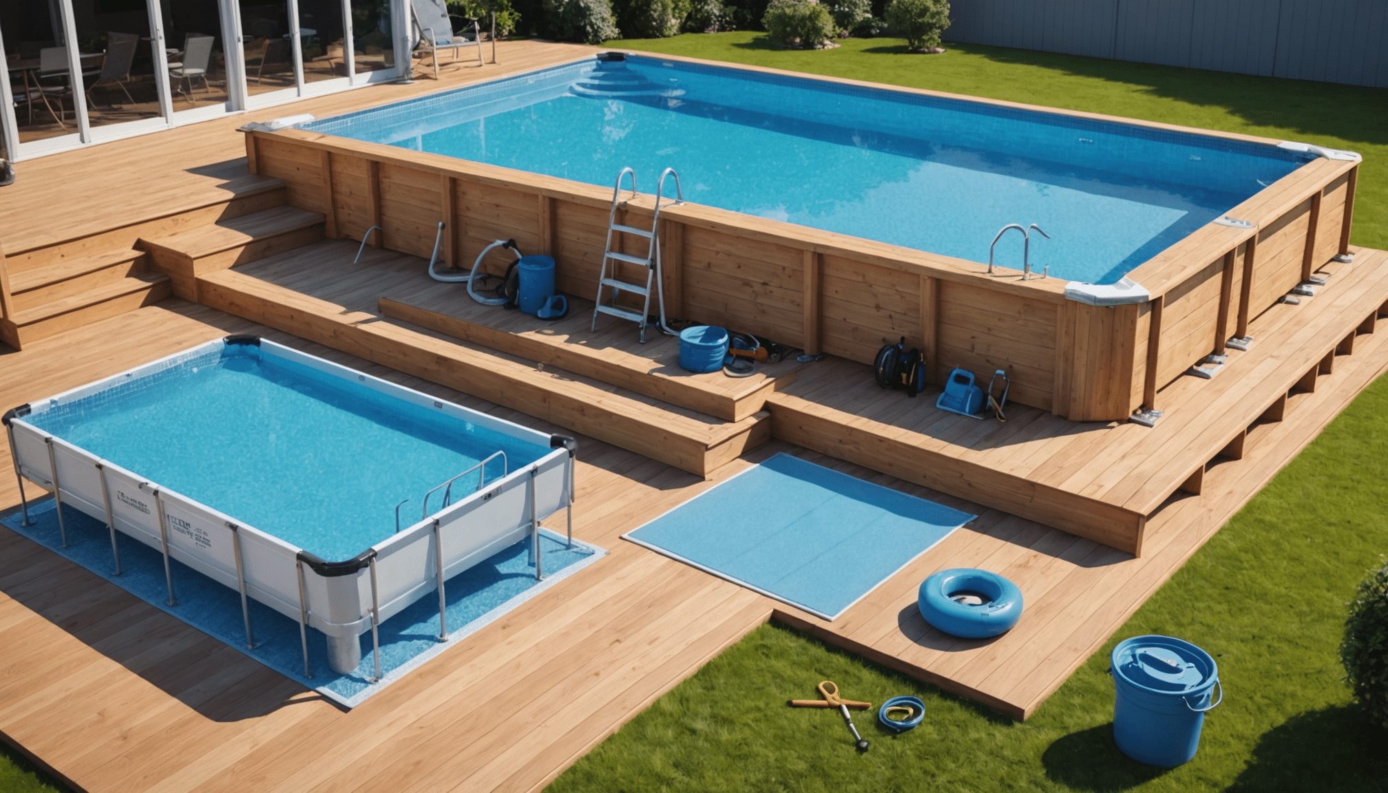 découvrez nos conseils pratiques pour réussir l'installation de votre kit terrasse piscine hors-sol et profitez d'un espace extérieur confortable et esthétique.