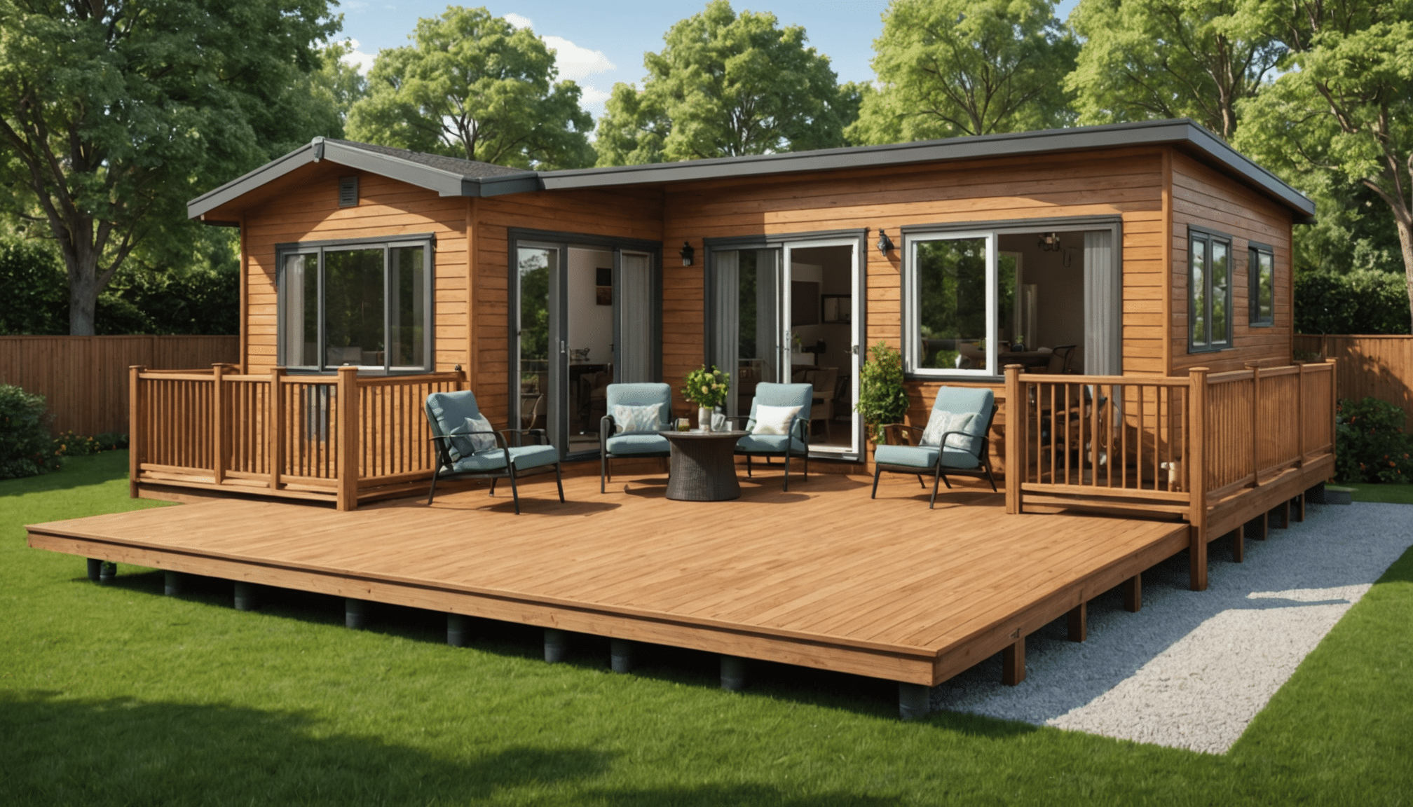 découvrez tout ce qu'il faut savoir sur la terrasse en bois pour mobil-home : respect des normes, choix des matériaux adaptés et conseils d'installation pour un espace extérieur confortable et sécurisé.