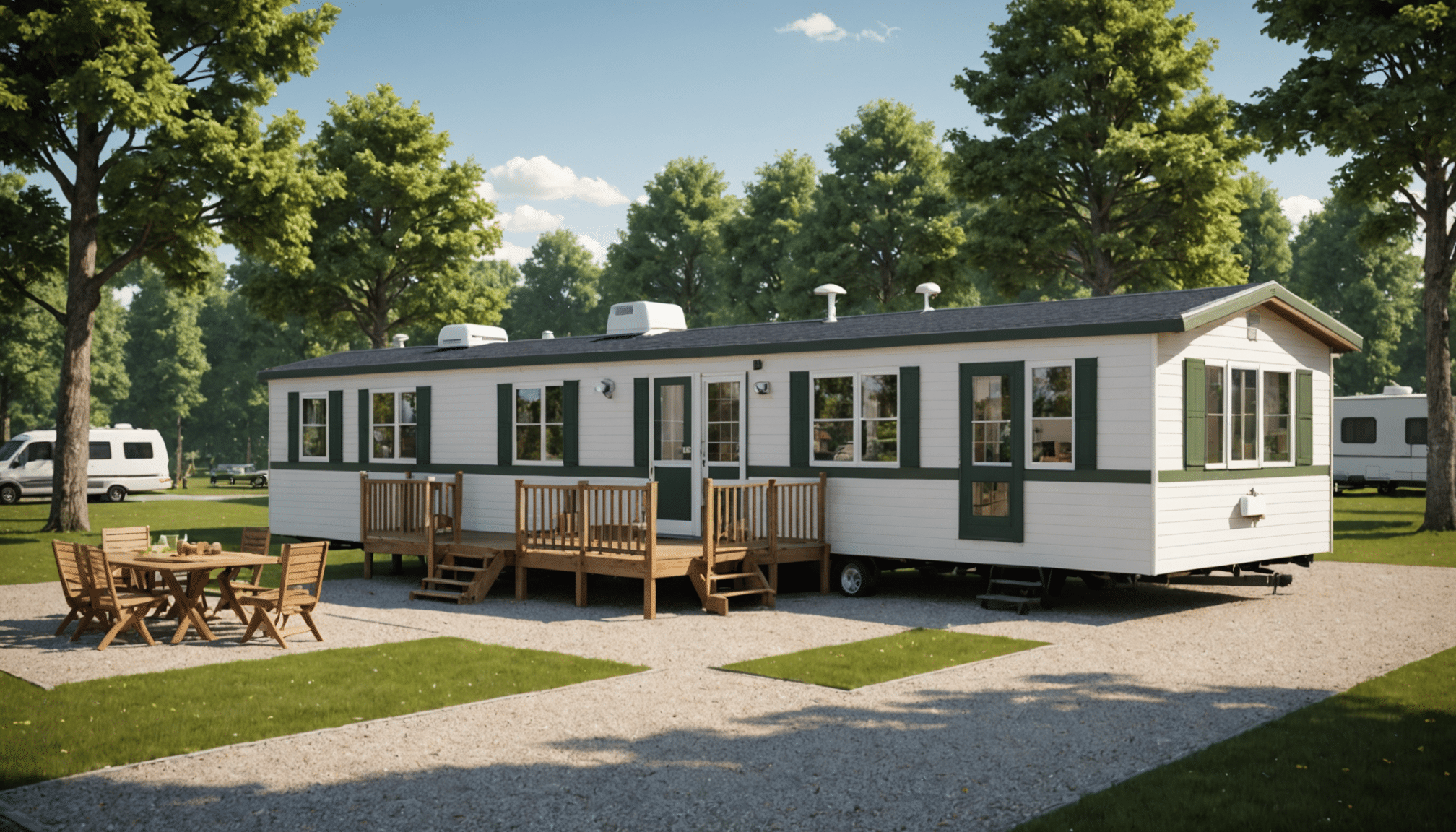 découvrez les contraintes liées à l'installation d'un mobil-home avec terrasse selon les règles des différents campings pour bien préparer votre séjour.