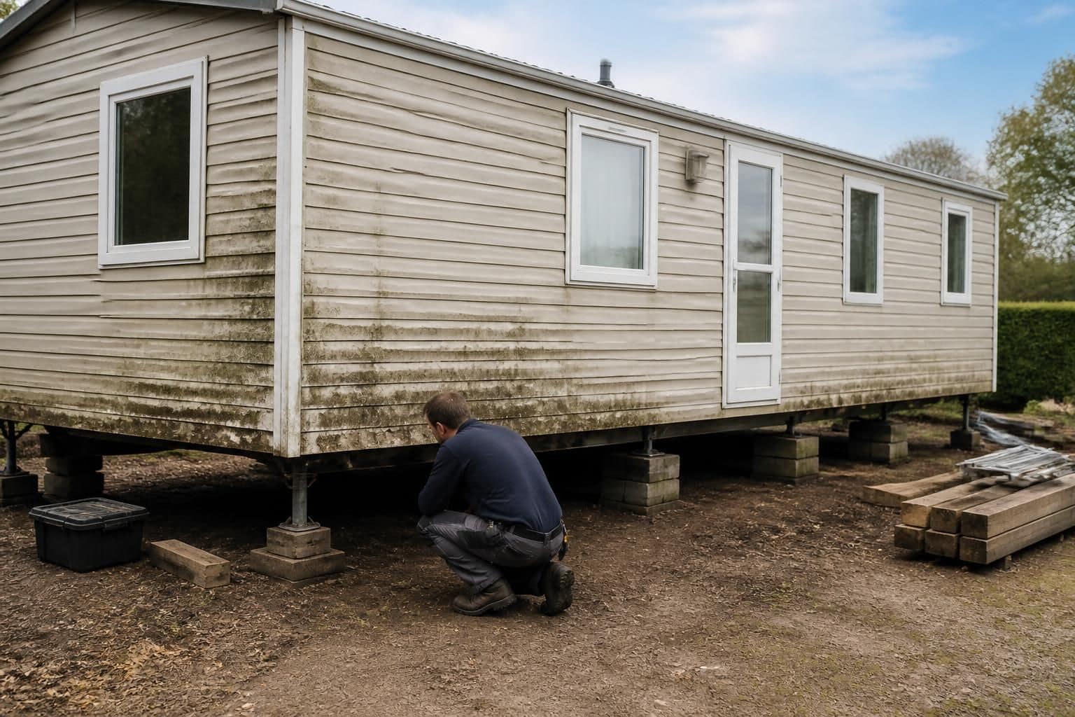 découvrez comment rénover entièrement un mobil-home en intégrant une terrasse neuve pour un espace extérieur convivial et moderne.