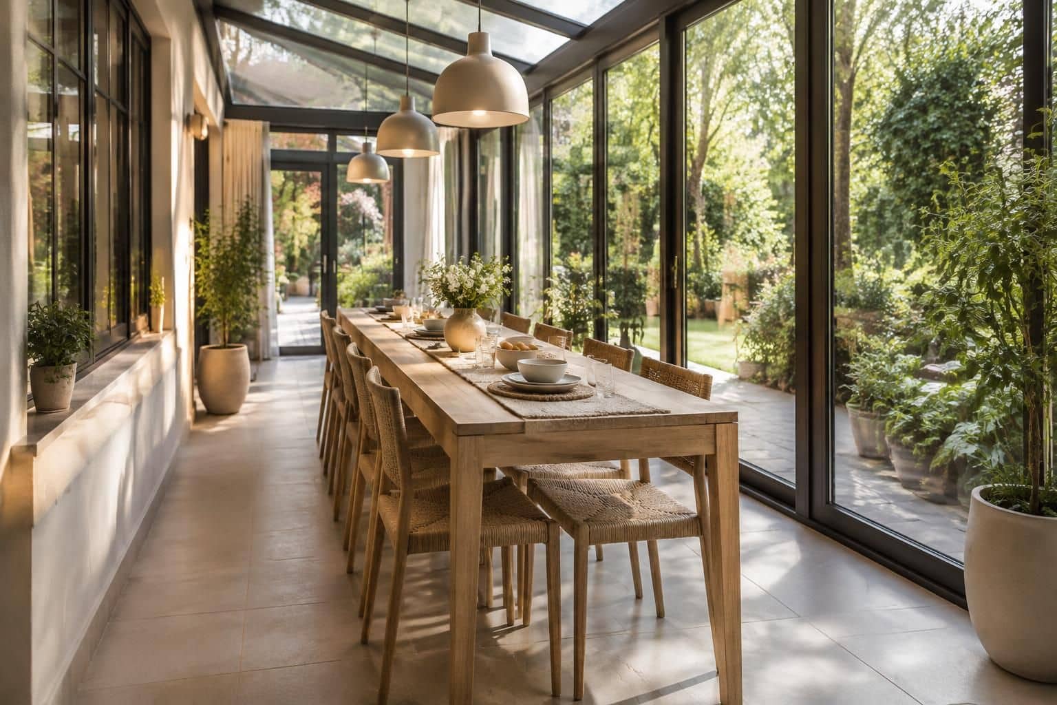 découvrez quelle table choisir pour aménager une salle à manger en véranda tout en longueur : formes, dimensions et astuces pour optimiser l’espace.