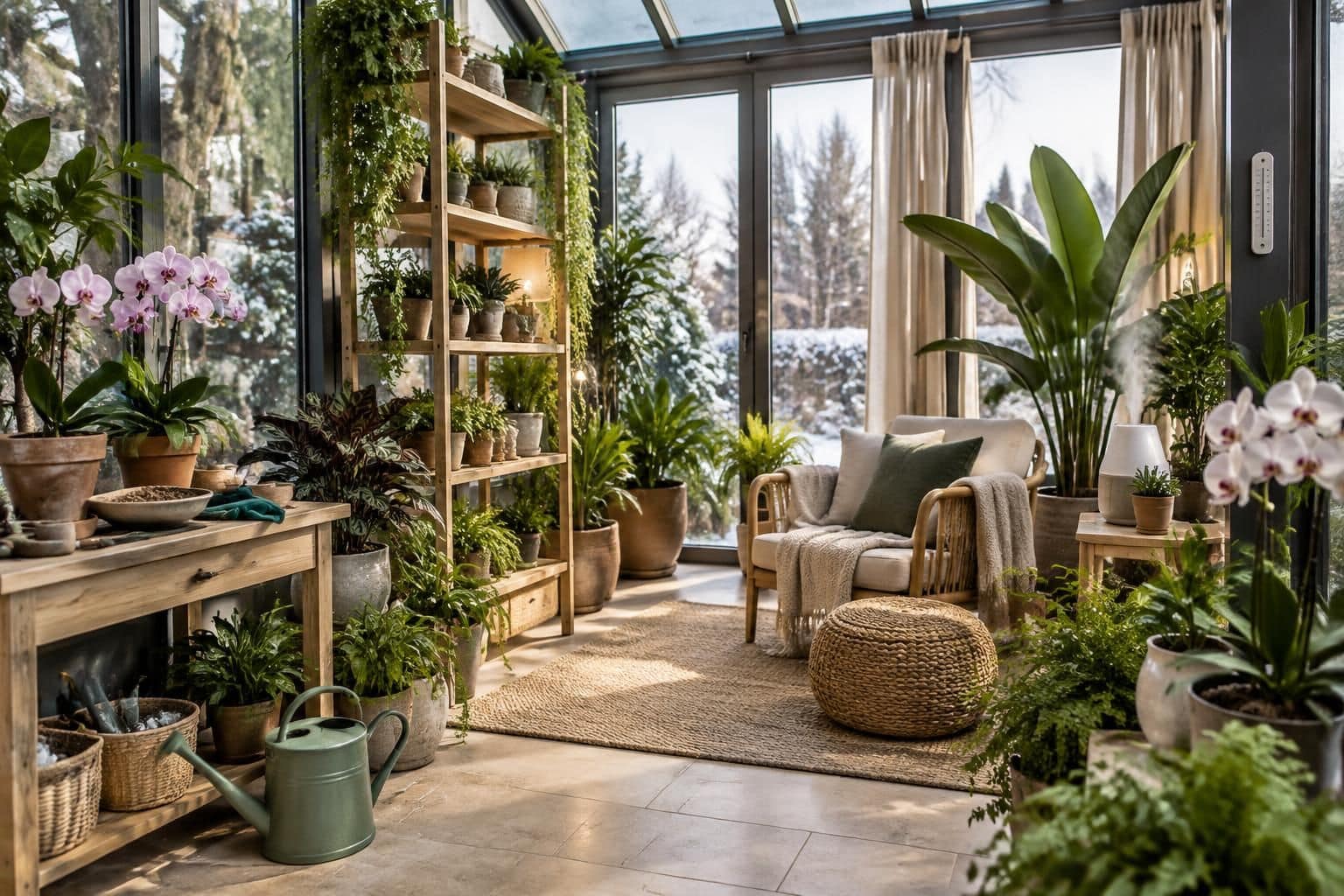 découvrez comment aménager une véranda en jardin d’hiver pour protéger vos plantes fragiles : lumière, température, humidité et conseils pratiques.