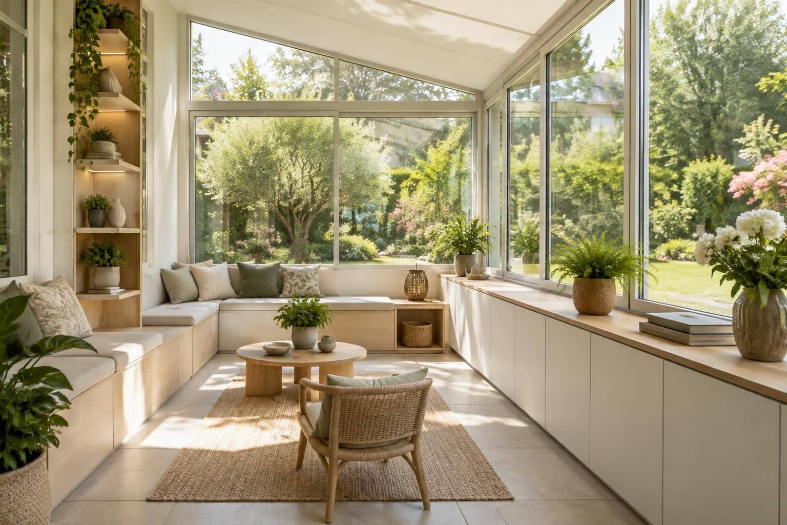 découvrez comment optimiser une véranda avec des rangements sur mesure : meubles bas, niches intégrées et solutions astucieuses pour gagner de la place.
